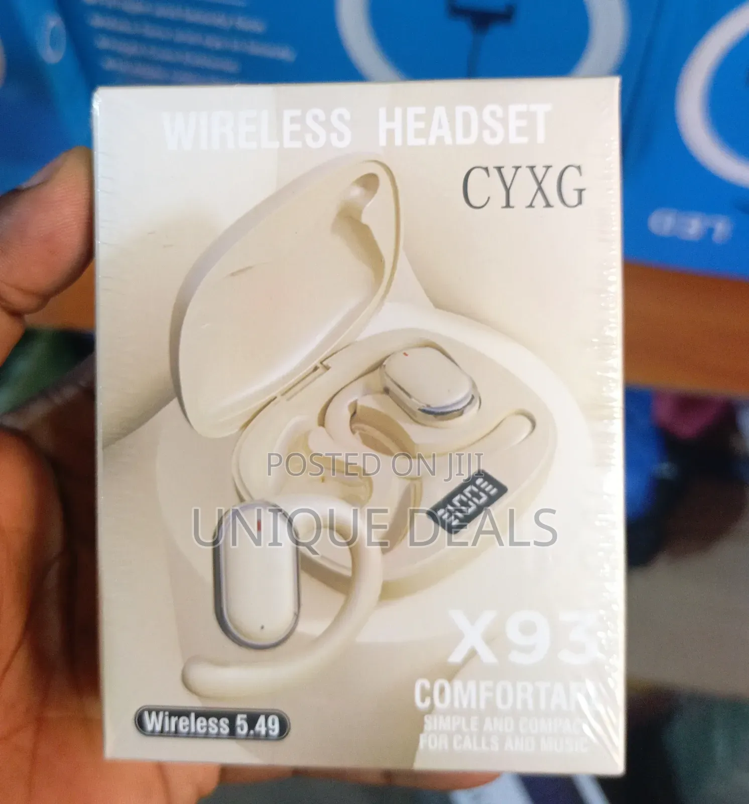 Cyxg X93 Wireless Earhook Headset.