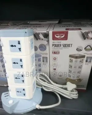 Lucky Hawk Vertical Tower Power Socket Extension.