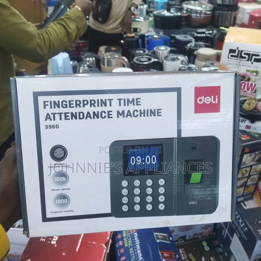 Deli 3960 Fingerprint Time Attendance Machine