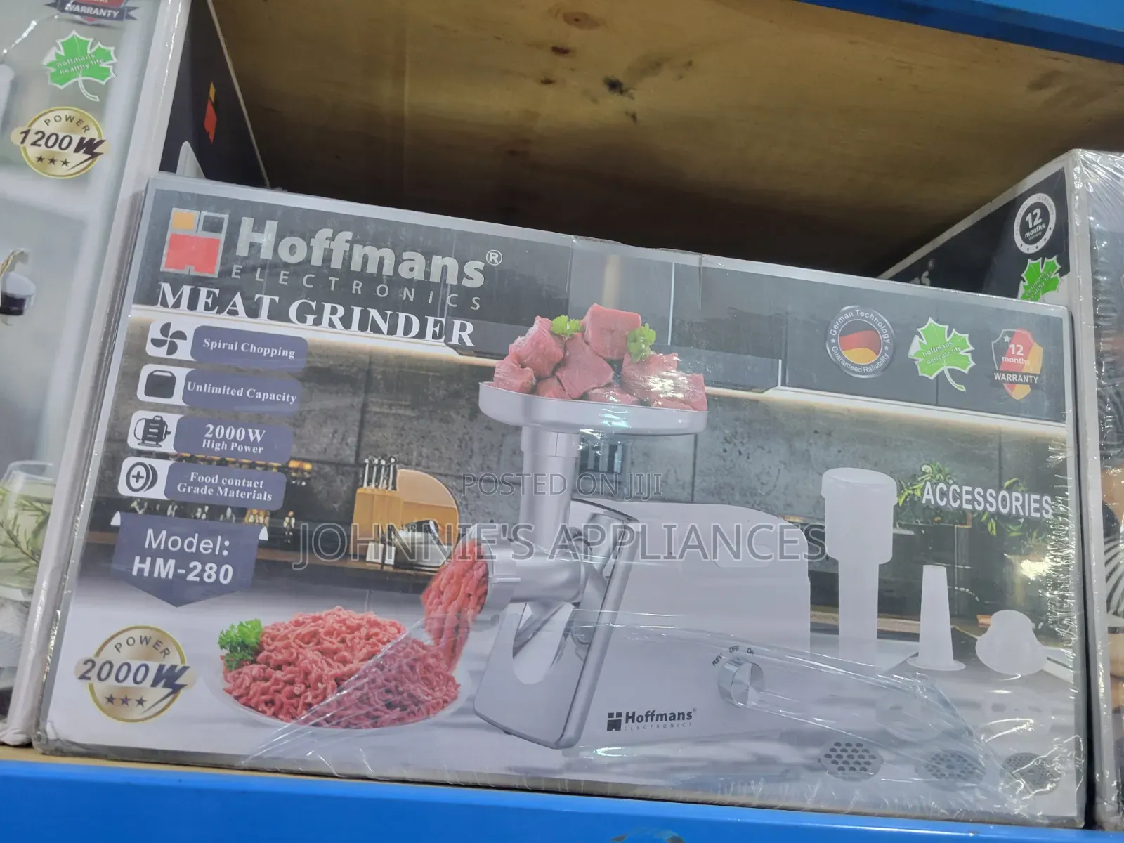 Hoffman Electric Meat Mincer 2000watts