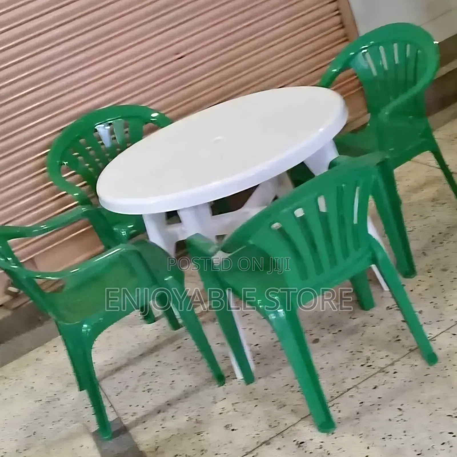 Homelis Dining Plastic Table and Chairs Plastic Table and Chairs