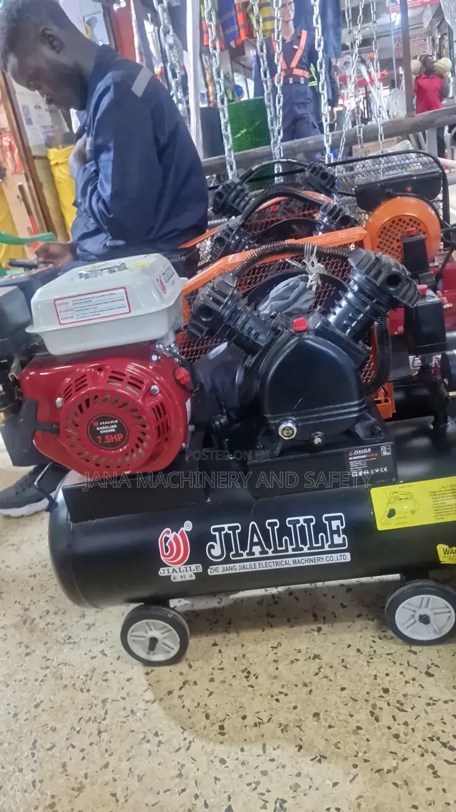 Double Head Jailele Diesel Compressor