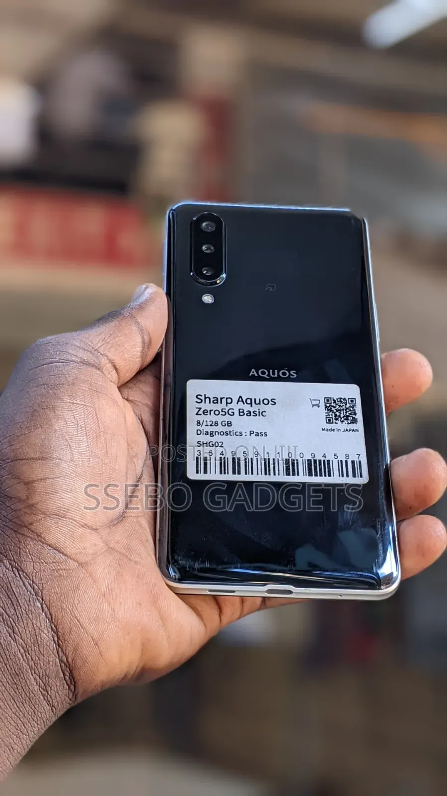 Sharp Aquos Zero 5G Basic 128 GB Black
