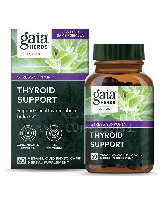 Gaia Herbs, Thyroid Support, 60 Capsules