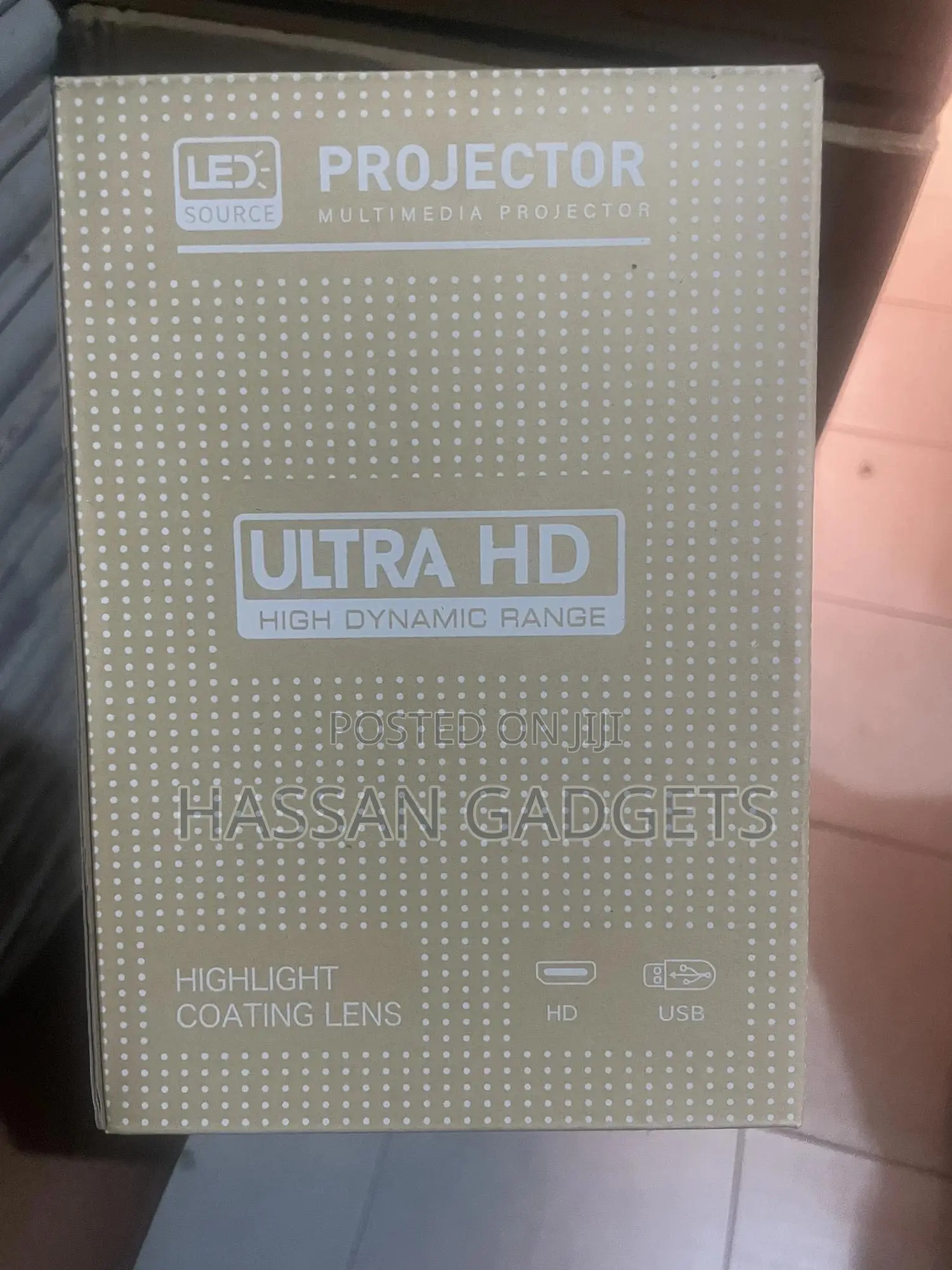Mini Projector With Wifi and Bluetooth, Portable Projector Support