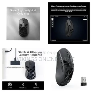 Yesido Wireless Mouse Upto 6400 Dpi 650mmah Battery Capacity-Multicolo