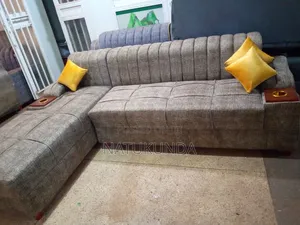 Brown Coach With Cushions