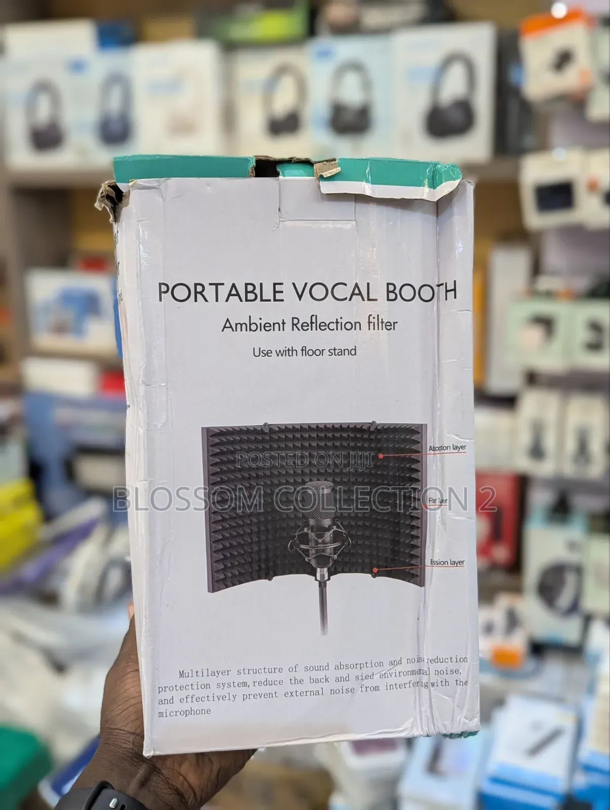 Portable Vocal Booth Ambient Reflexion Filter