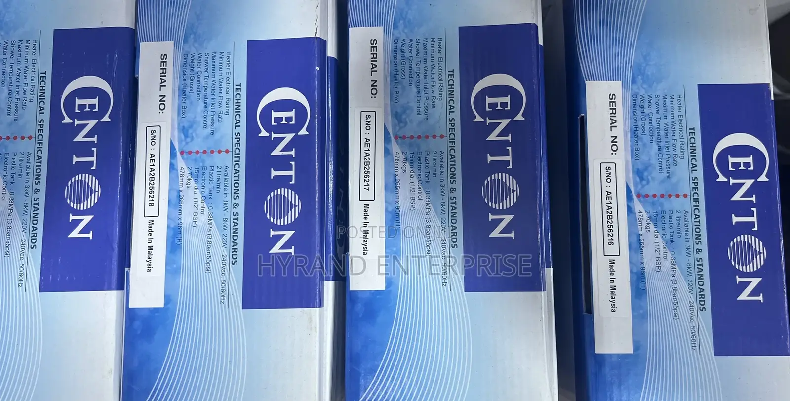 Centon( Instant Water Heater)