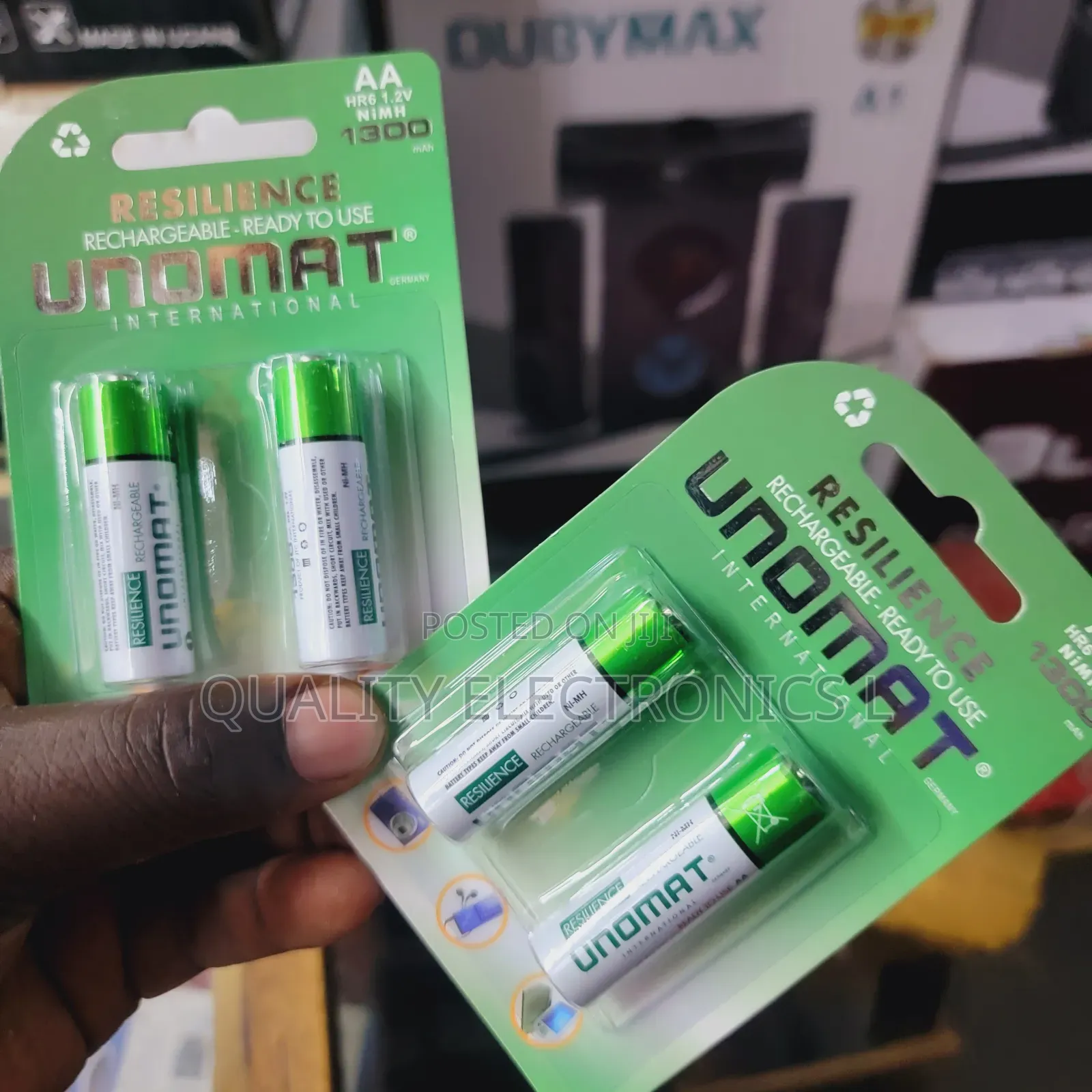 Unomat Aa 1.2v Rechargeable Batteries Germany Make
