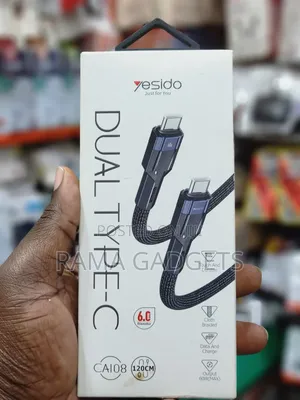 Yesido Ca108 Usb Type-C to Type-C Data and Charging Cable.