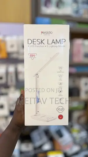 Yesido Desk Lamp, 5 Lighting Modes, LCD Function