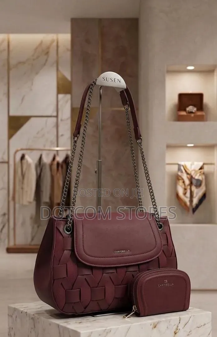 Chrisbella Woven-Patterned Handbag