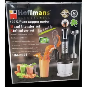 Hoffmans 4 in 1 Hand Blender With Whisk and Mincer