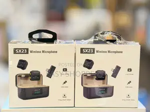 Sx23 Wireless Microphone for Live Shows, Interviews, and Vlogging