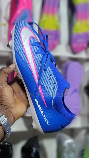 Blue Nike Spikes