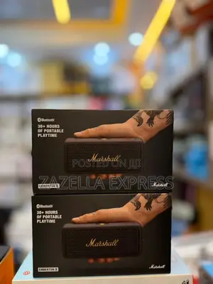 Marshall Emberton 2 Ii Portable Bluetooth Speaker, Black Brass