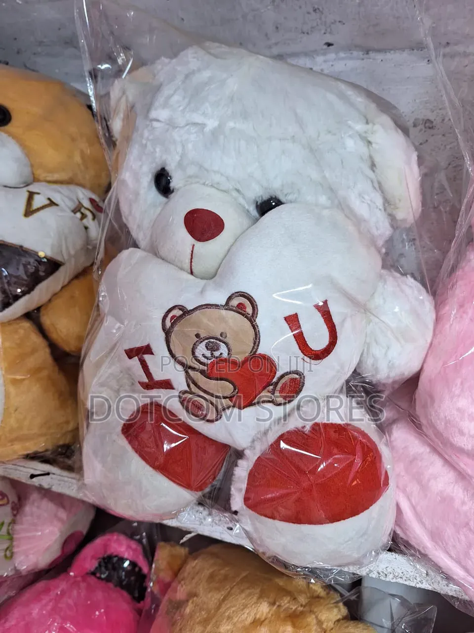 White Plush Teddy Bear Toy,