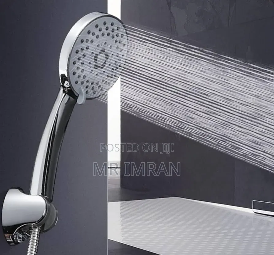 3-function Chrome-plated Handheld Shower Head Set