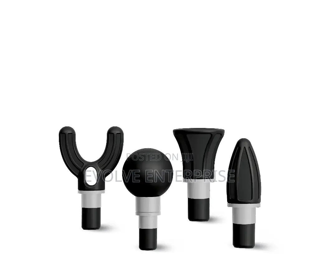 Porodo Easeon Handheld Massager With 4 Interchangeable Heads