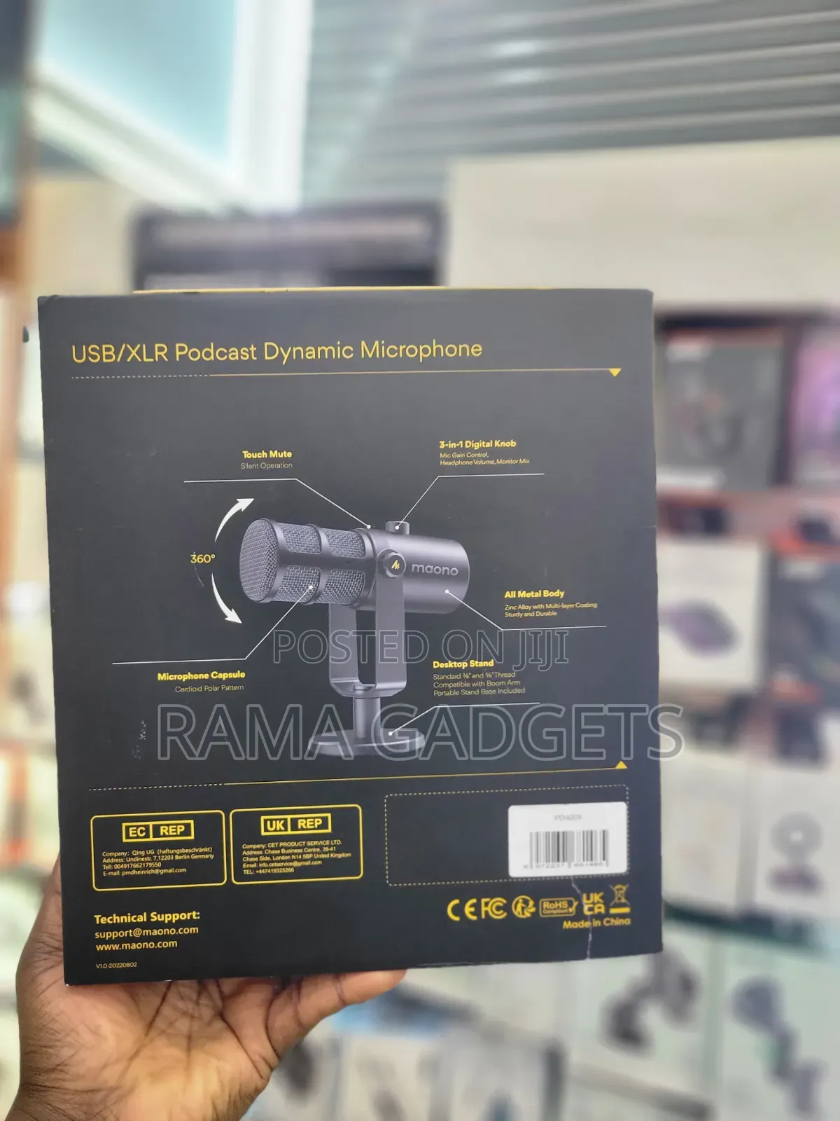 Maono Pd400x Usb/XLR Podcast Dynamic Microphone