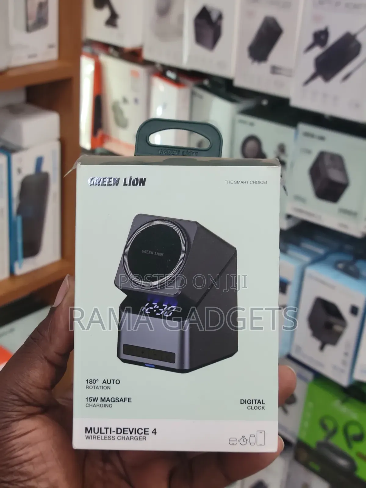 Green Lion 4-Device Multi Wireless Charger.