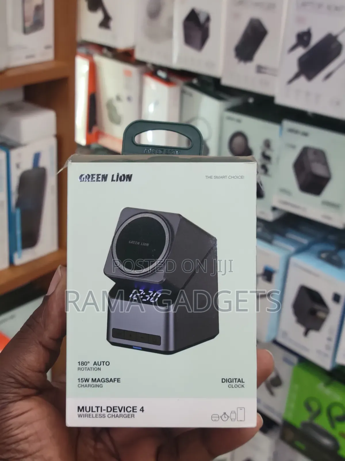 Green Lion 4-Device Multi Wireless Charger.