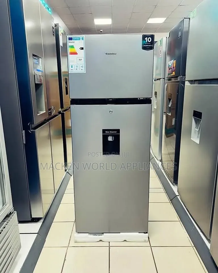 Double Door Hisense Fridge 270l With Water Dispenser
