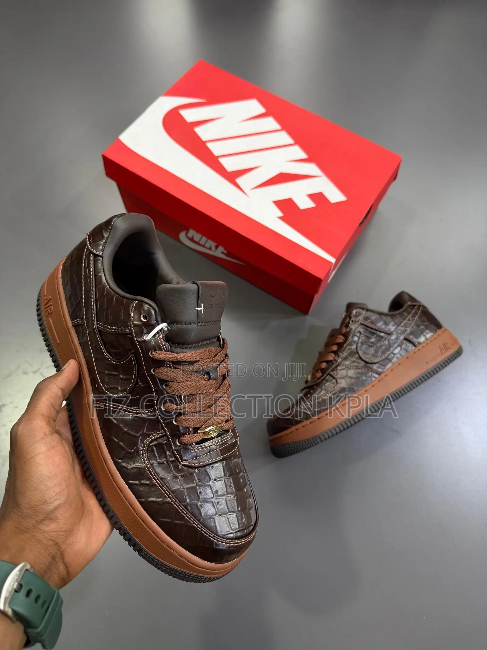 Nike Air Force 1 “Brown Croc Luxe
