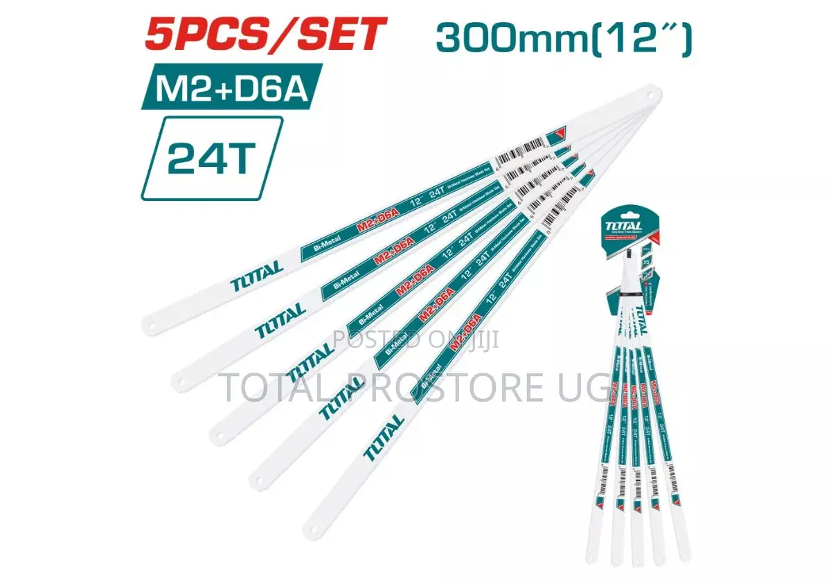 Bi-Metal Hacksaw Blade 5pcs/Set 300mm