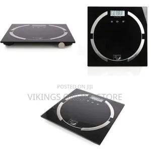 Digital Bathroom Scale With Body Fat Analyzer - Multicolor