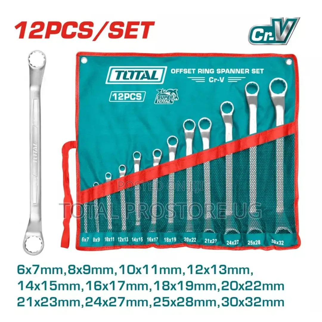 12 PCS Offset Ring Spanner Set