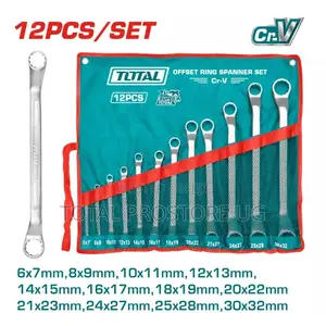 12 PCS Offset Ring Spanner Set