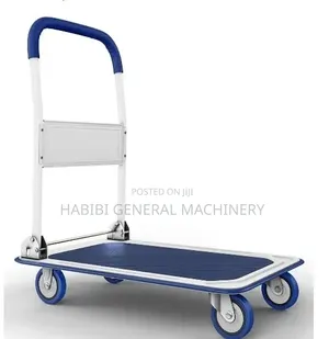 Folding Heavy Duty/Platform Cart Trolley With Puncture Resistant Tires