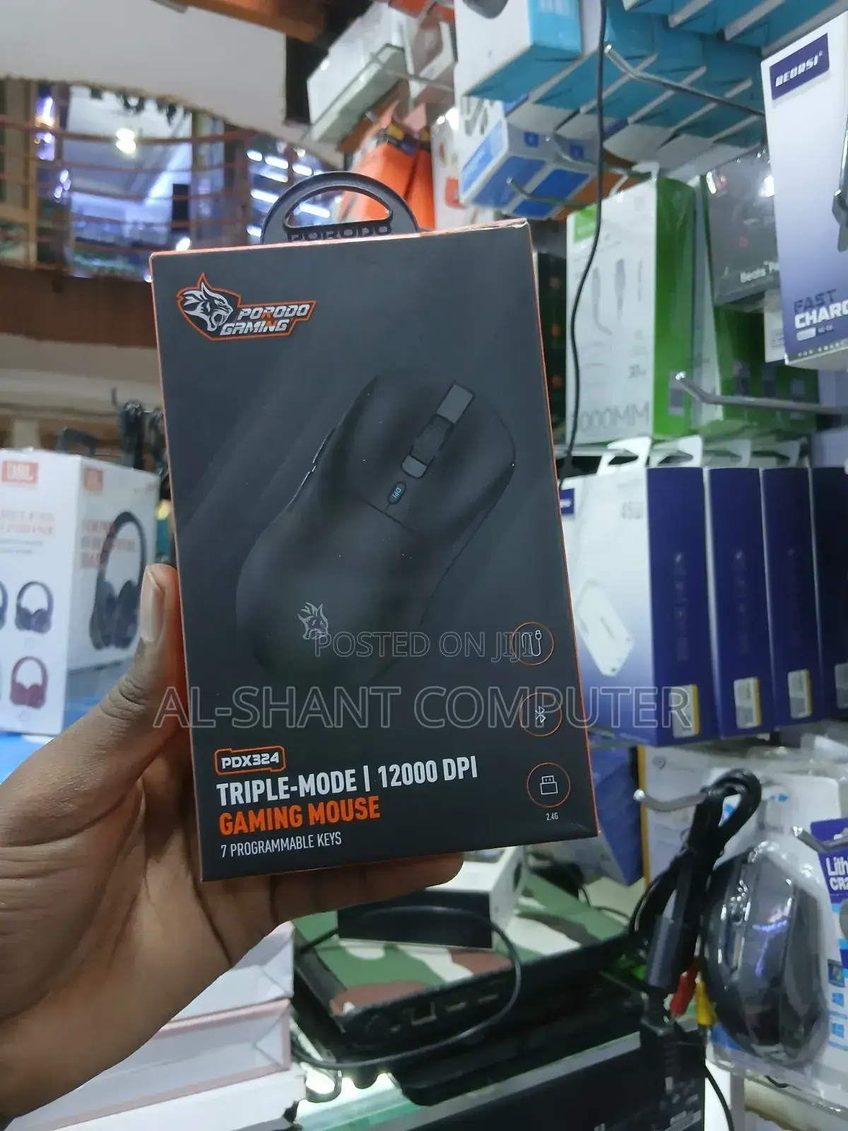 Porodo Triple Mode Gaming Mouse