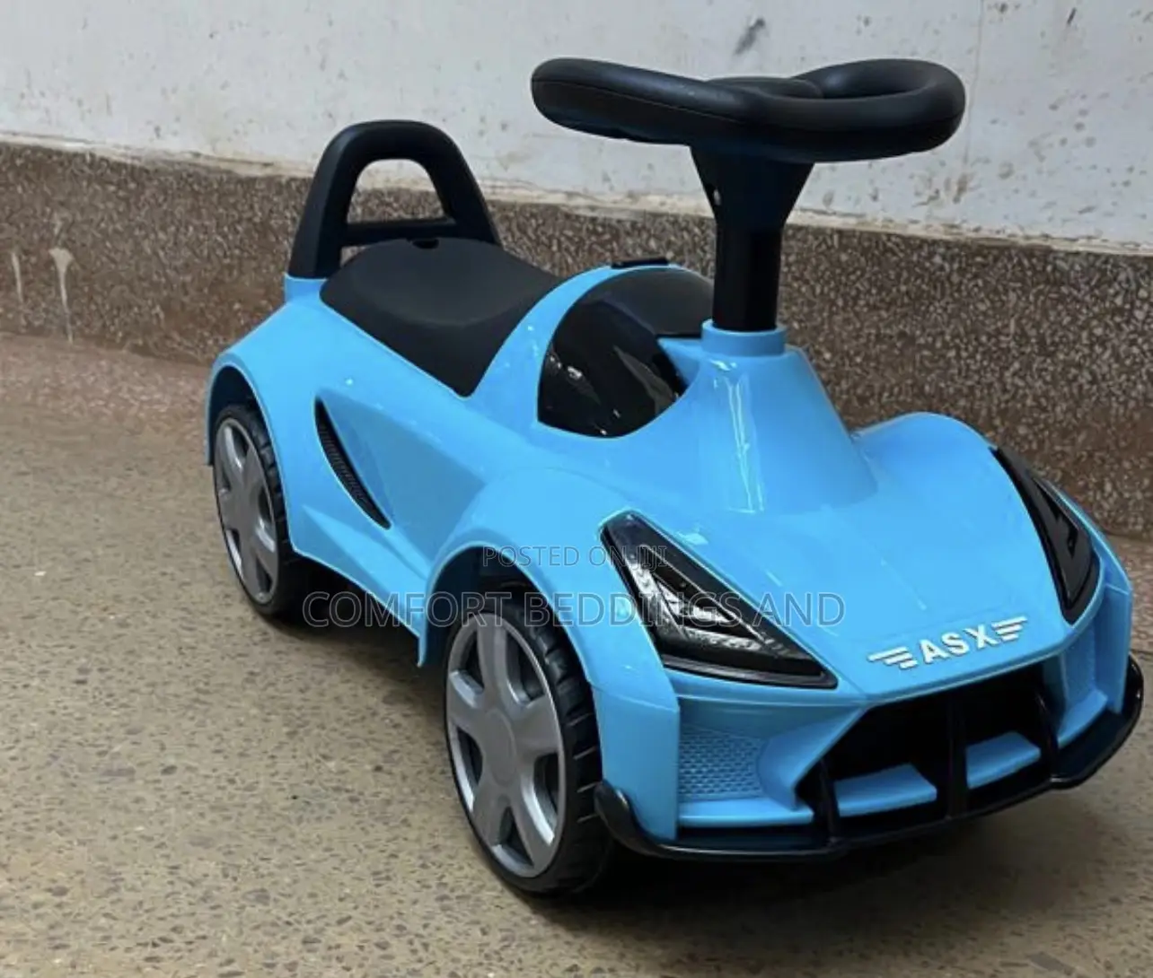 Baby Steering Push Car Blue