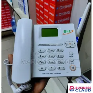 Sq Mobile Ls-960 Dual Sim GSM Wireless Landline Phone in White