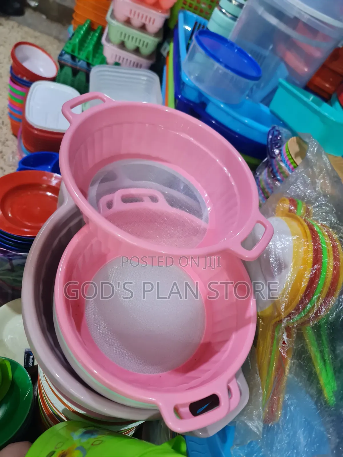 Kitchen Plastic Strainers With Side Handles