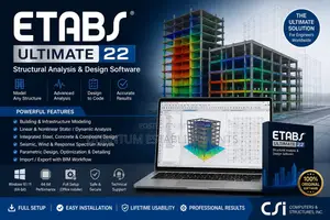 Etabs Ultimate 22 | Structural Analysis Software | Full Setup