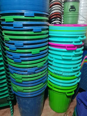 Pink Cover 80litres Plastic Buckets Plastic Buckets