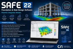 Csi Safe 22 | Foundation Slab Design Software | Full Setup | Windows