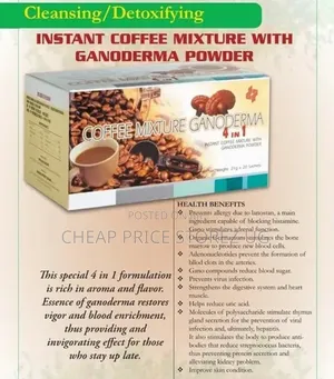 Instant Coffee Mixture With Ganoderma Powder