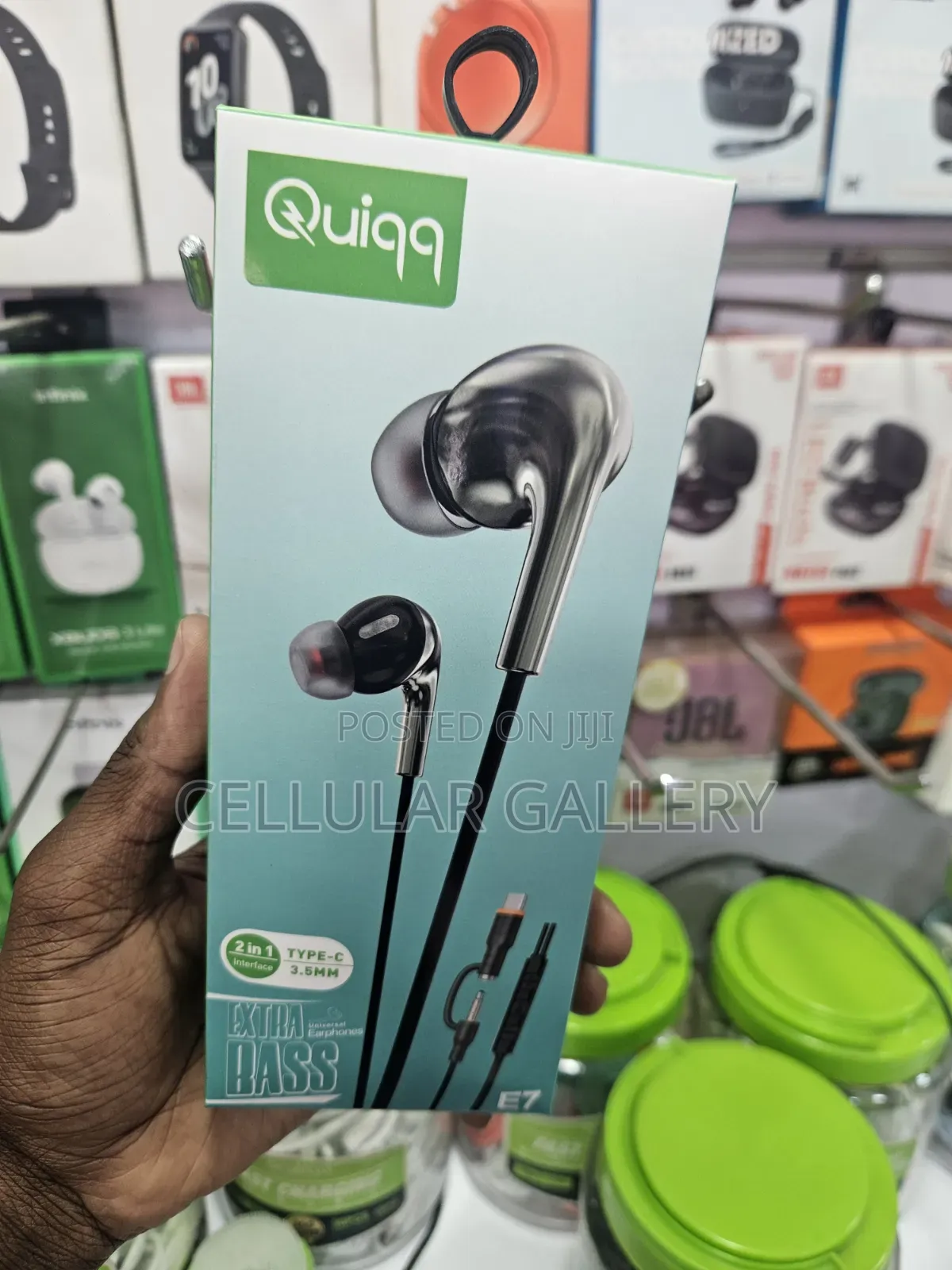 Quiqq Earphones Both Type-C and Aux