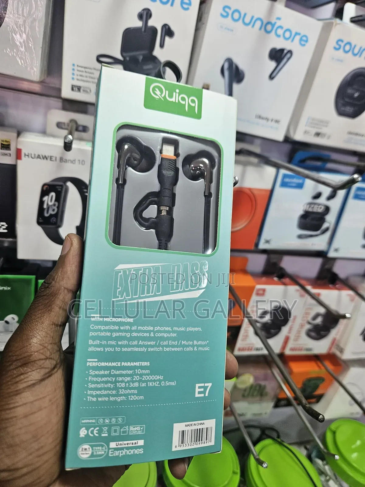 Quiqq Earphones Both Type-C and Aux