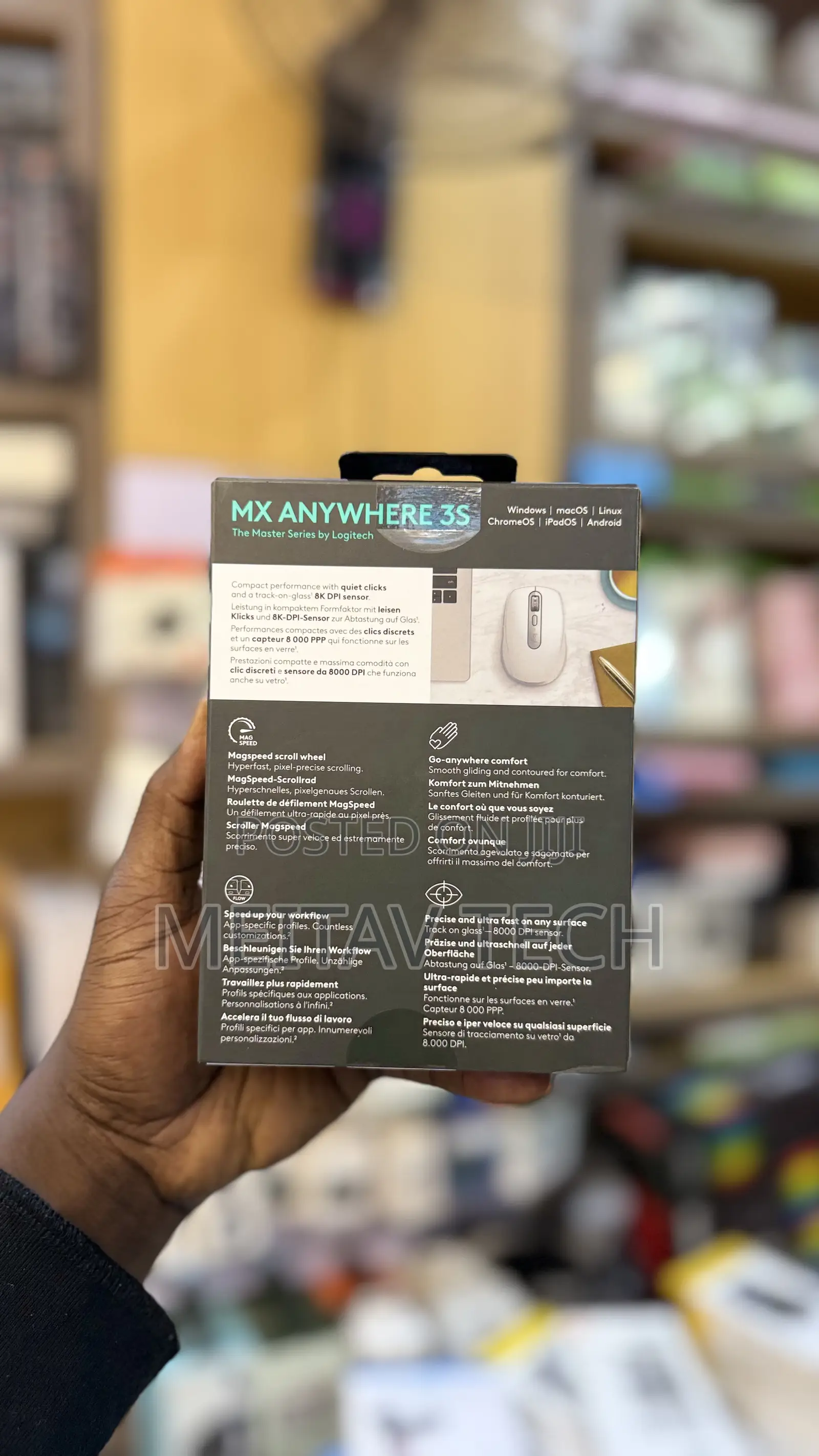 Logitech Mx Anywhere 3s Compact Wireless Mouse