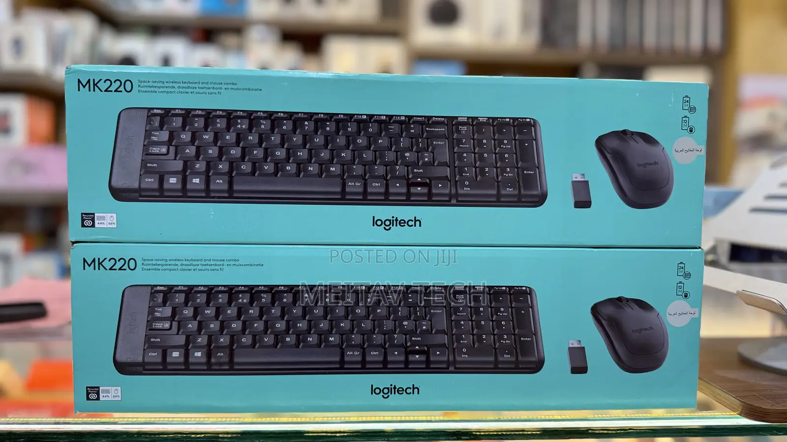 Logitech Mk220 Wireless Compact Keyboard and Mouse