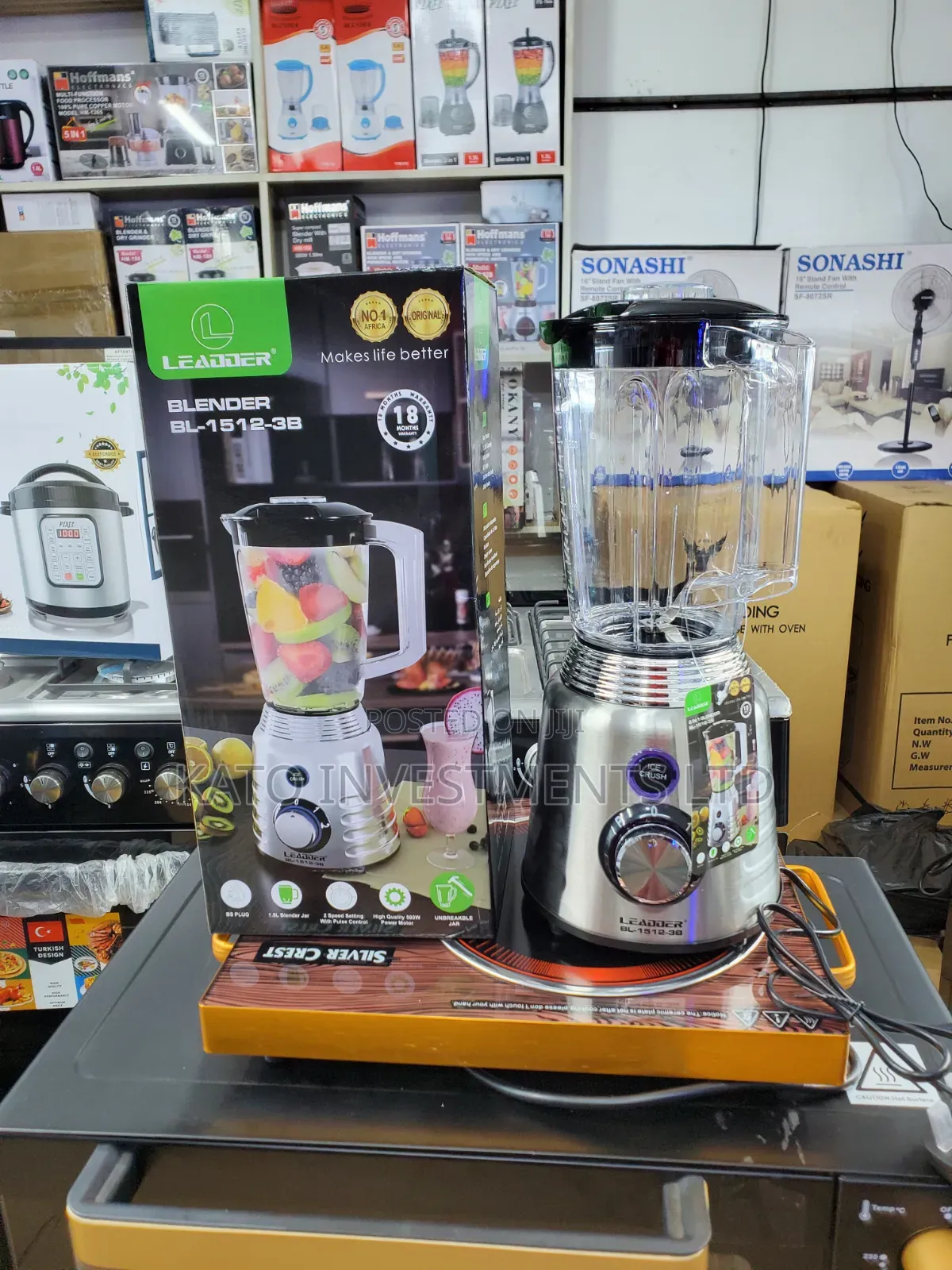 Electric Leader Blender 2 in 1 Ice Crush