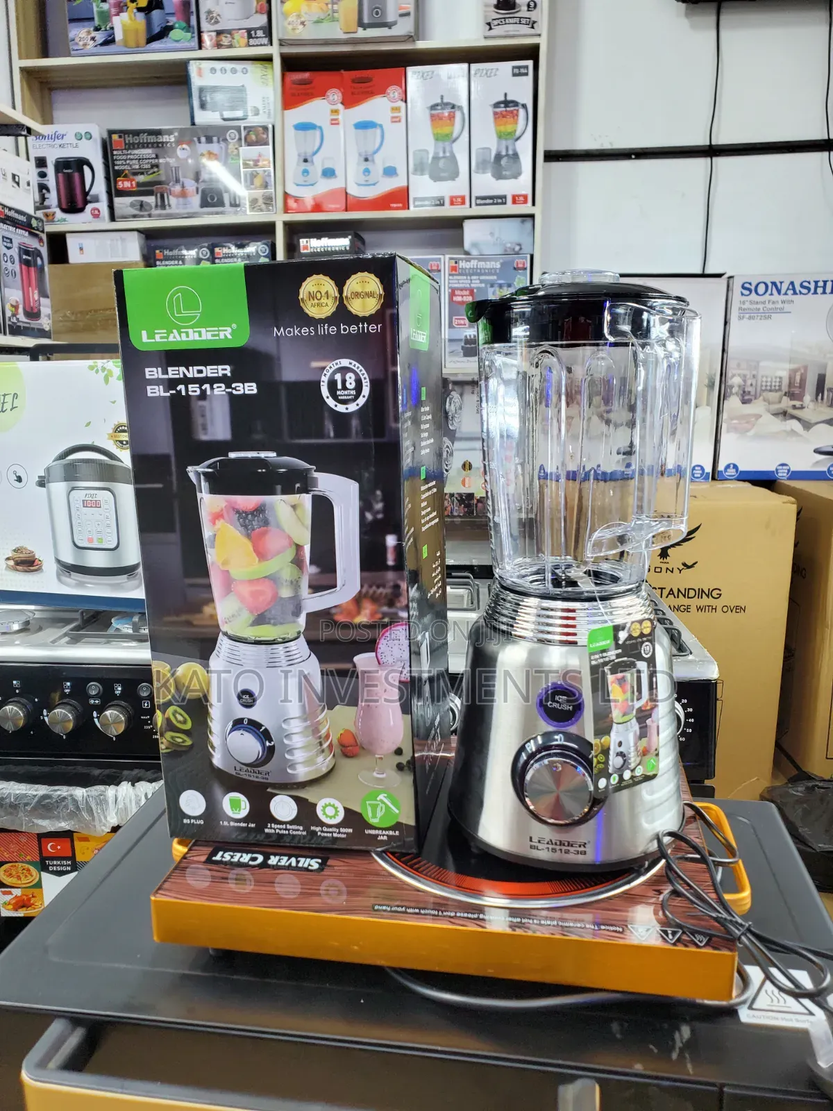 Electric Leader Blender 2 in 1 Ice Crush