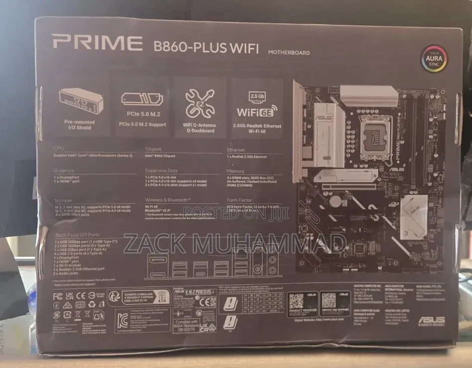 This Is Gaming Motherboard for Ultra Series Processors Lga1851