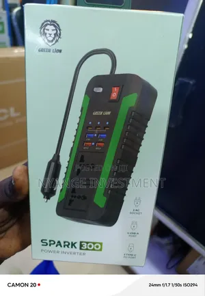 Car Power Inverter 300w . Green Lion Power Inverter